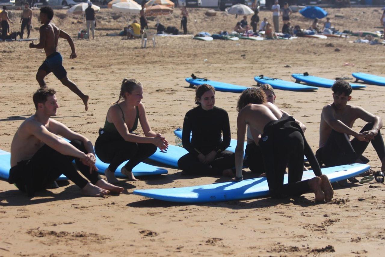 Sable Beach Surf Camp Tamraght Exterior foto