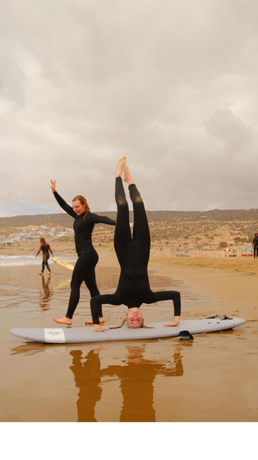 Sable Beach Surf Camp Tamraght Exterior foto